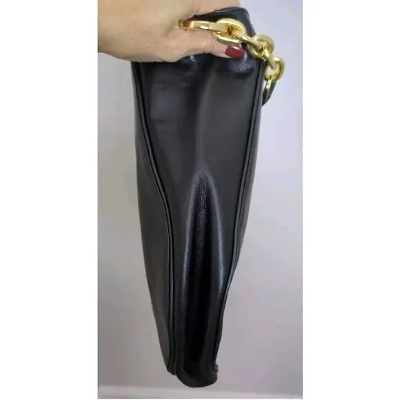 Michael Kors Stanthorpe Large Black Leather Shoulder Bag. - Picture 7 of 8